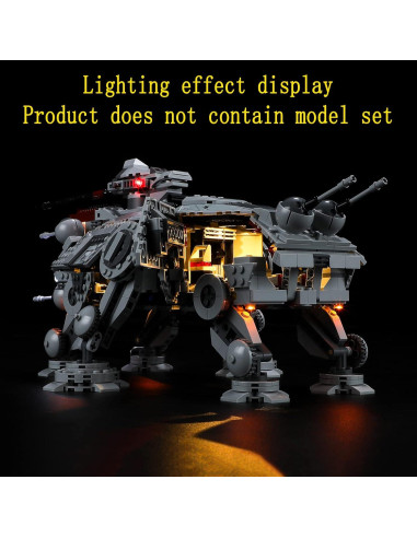 Kit de Luz LED GEAMENT para Lego at-TE Walker 75337