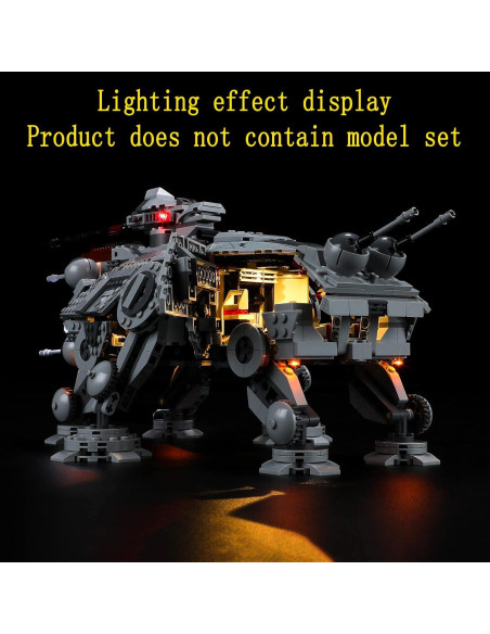 Kit de Luz LED GEAMENT para Lego at-TE Walker 75337 Kit de Luz LED GEAMENT para Lego at-TE Walker 75337