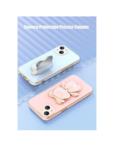 Funda Losin para iPhone 14 Pro Max con Soporte Espejo 3D
