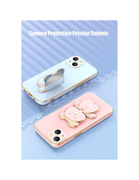 Funda Losin para iPhone 14 Pro Max con Soporte Espejo 3D Funda Losin para iPhone 14 Pro Max con Soporte Espejo 3D