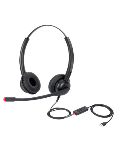 Auriculares USB DailyHeadset H360B con micrófono y cancelación de ruido