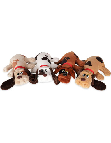Peluche Pound Puppies Clásico Basic Fun 43 cm Beige Manchas