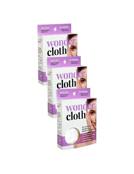 Paño Maravilloso Wonder - Paquete de 3, 100% Natural, Lavable Paño Maravilloso Wonder - Paquete de 3, 100% Natural, Lavable