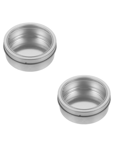 Garneck 2 Pcs Caja de Especias Magnética Aluminio 9cm Garneck 2 Pcs Caja de Especias Magnética Aluminio 9cm
