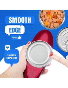 Abrelatas Eléctrico Automático Powerhelper KC08 Rojo 5W 2