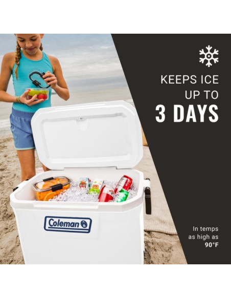 Enfriador Coleman 52qt Aislado UV Guard para Navegar y Pescar Enfriador Coleman 52qt Aislado UV Guard para Navegar y Pescar