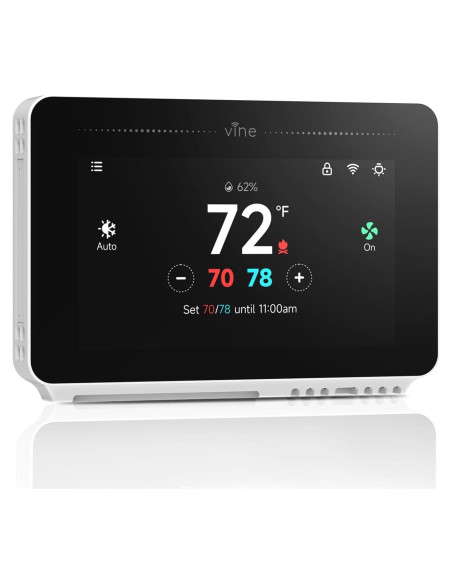 Termostato Inteligente Vine TJ-919T con Pantalla Táctil 4.3" Termostato Inteligente Vine TJ-919T con Pantalla Táctil 4.3"
