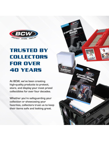 Caja de Cartas Coleccionables BCW Azul - Capacidad 3200 Cartas