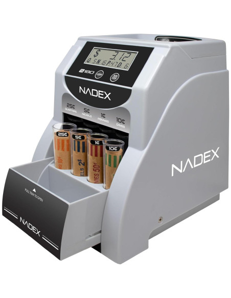 Contador de Monedas Digital Nadex S180 - Clasificador Automático Contador de Monedas Digital Nadex S180 - Clasificador Automático