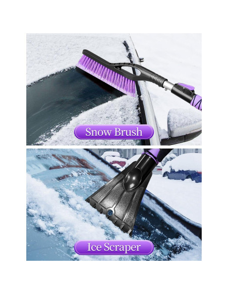 Raspador de Hielo y Cepillo Extensible HEEYA QH-A5-1 83.82 cm Raspador de Hielo y Cepillo Extensible HEEYA QH-A5-1 83.82 cm