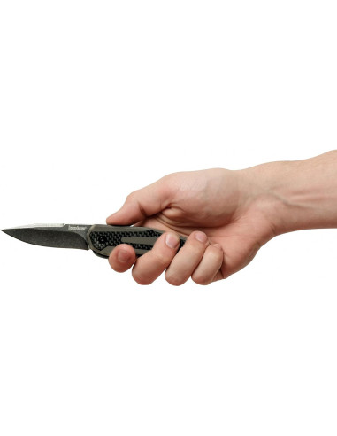 Cuchillo de bolsillo Kershaw Fraxion G10 Tan 6.99 cm acero 8Cr13MoV