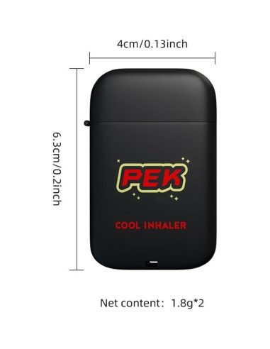 Inhalador Nasal de Aceite Esencial LAMUSELAND Menta 6 Piezas