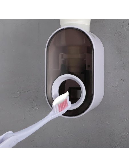 Dispensador Automático de Pasta de Dientes Hpmjz Montado en Pared Dispensador Automático de Pasta de Dientes Hpmjz Montado en Pared