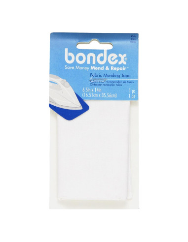 Tela de Reparación Termoadhesiva Wrights 16.5x35.5 cm - Blanco