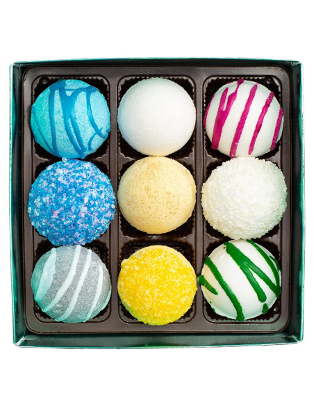 Set de 9 Bombas de Baño Espumosas Fizz & Bubble Hidratantes Set de 9 Bombas de Baño Espumosas Fizz & Bubble Hidratantes