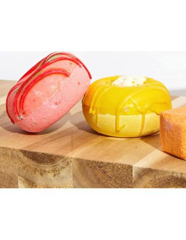 Bombas de Baño Fizz & Bubble Donut - Paquete de 4 Hidratantes