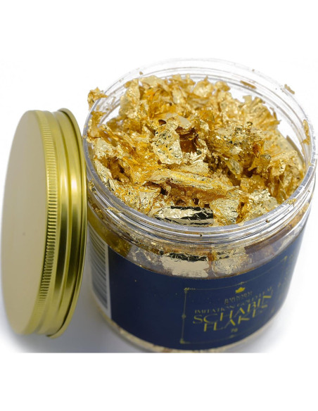 Copos de Hoja de Oro Imitación Barnabas Blattgold 7g Copos de Hoja de Oro Imitación Barnabas Blattgold 7g
