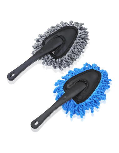 2 Pcs Cepillo de Plumas Microfibra QINGHAHU Lavable 27.94 cm