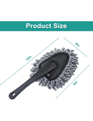 2 Pcs Cepillo de Plumas Microfibra QINGHAHU Lavable 27.94 cm