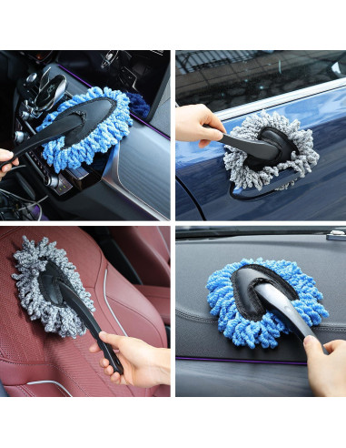 2 Pcs Cepillo de Plumas Microfibra QINGHAHU Lavable 27.94 cm