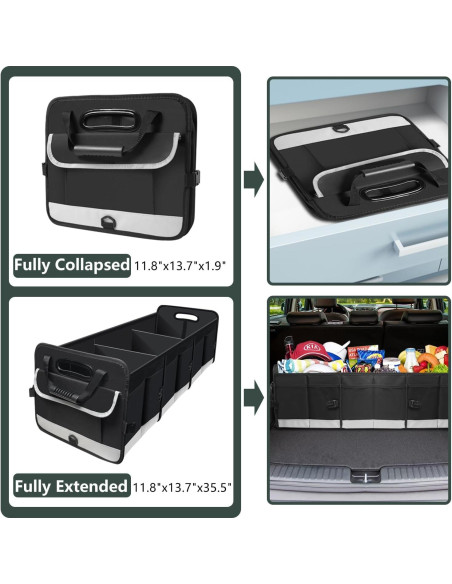 Organizador de Maletero AOPHY 95L Impermeable Antideslizante Organizador de Maletero AOPHY 95L Impermeable Antideslizante