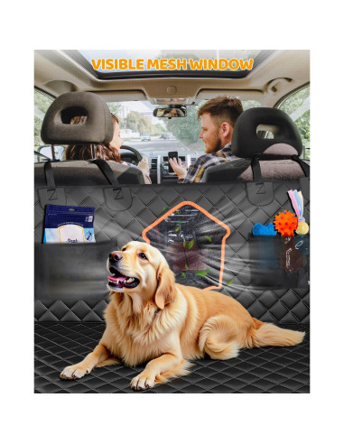 Funda de Asiento para Perros GEARGO XL Impermeable Antideslizante