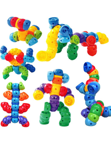 Juguetes de Construcción KUTOI - 80 Piezas STEM para Niños