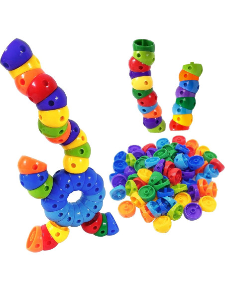 Juguetes de Construcción KUTOI - 80 Piezas STEM para Niños Juguetes de Construcción KUTOI - 80 Piezas STEM para Niños