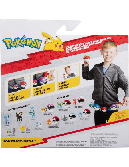 Conjunto Cinturón Clip 'N' Go Pokémon Charmander 2" Conjunto Cinturón Clip 'N' Go Pokémon Charmander 2"