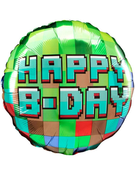 Ramo de Globos de Fiesta Pixel Anagram - 5 Globos de Foil Ramo de Globos de Fiesta Pixel Anagram - 5 Globos de Foil