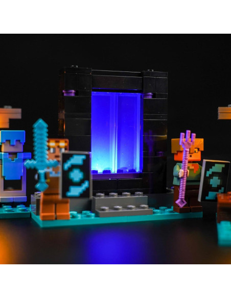 Kit de Luz LED Hilighting para LEGO Minecraft La Armería Kit de Luz LED Hilighting para LEGO Minecraft La Armería