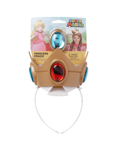 Corona y Amuleto Princesa Peach Disguise 8.26x13.97cm
