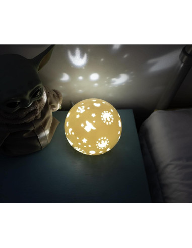 Lámpara de Mesa LED Star Wars Grogu 15.24 cm Cerámica