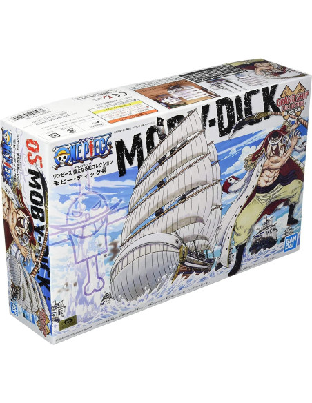 Modelo de Barco Moby Dick Bandai Spirits 31x19cm Piratas Modelo de Barco Moby Dick Bandai Spirits 31x19cm Piratas