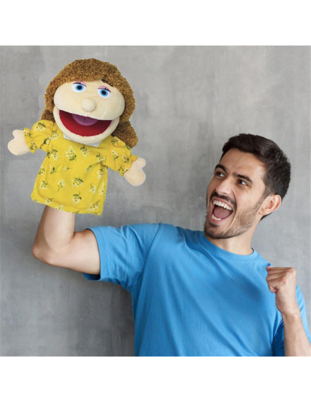 Set de Títeres de Mano de Familia LALALOVE 30 cm - Abuelos, Papá, Mamá, Hermanos Set de Títeres de Mano de Familia LALALOVE 30 cm - Abuelos, Papá, Mamá, Hermanos