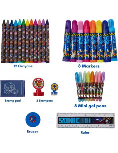 Conjunto de Actividades Deluxe Sonic The Hedgehog 200 Piezas 2