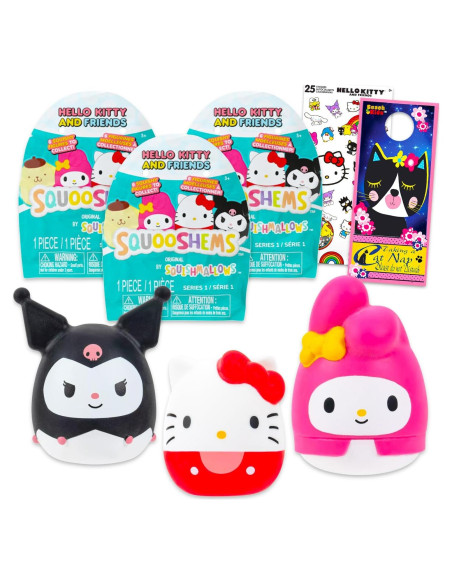 Bolsas Sorpresa Squooshems Hello Kitty - 3 Mini Squishmallows Bolsas Sorpresa Squooshems Hello Kitty - 3 Mini Squishmallows