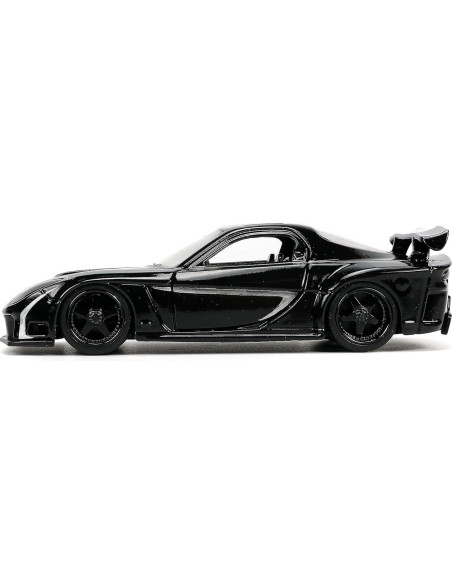 Mazda RX7 Widebody 1995 Pantera Negra Jada Toys Die-Cast Mazda RX7 Widebody 1995 Pantera Negra Jada Toys Die-Cast