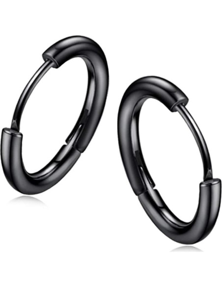 Pendientes de Aro Hipoalergénicos ZHIYAOR 18G Acero Inoxidable Pendientes de Aro Hipoalergénicos ZHIYAOR 18G Acero Inoxidable
