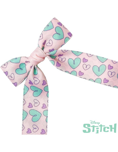 Conjunto de Lazos de Cola Larga LUV HER para Niñas - 7 Clips de Cocodrilo