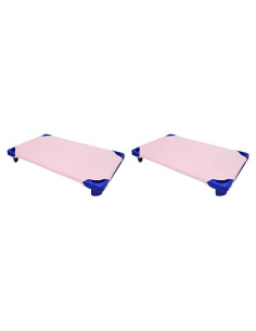 Sábanas de cuna microfibra American Baby Company rosa 58.4x101.6cm