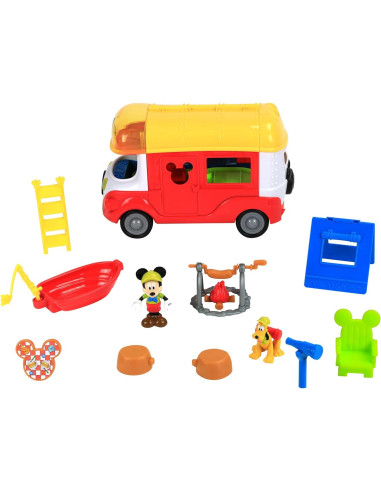Camper Mickey Mouse Disney Junior con Cocina y Accesorios