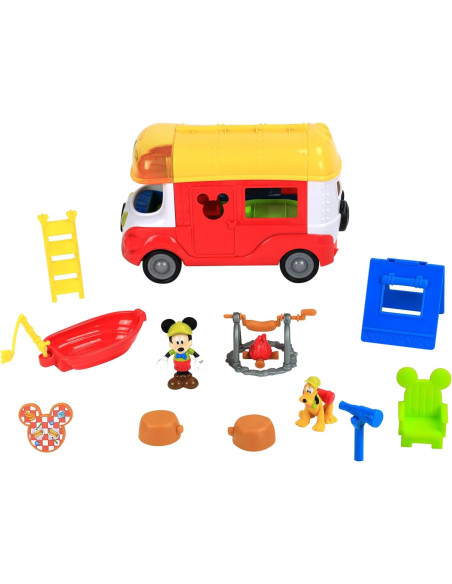Camper Mickey Mouse Disney Junior con Cocina y Accesorios Camper Mickey Mouse Disney Junior con Cocina y Accesorios