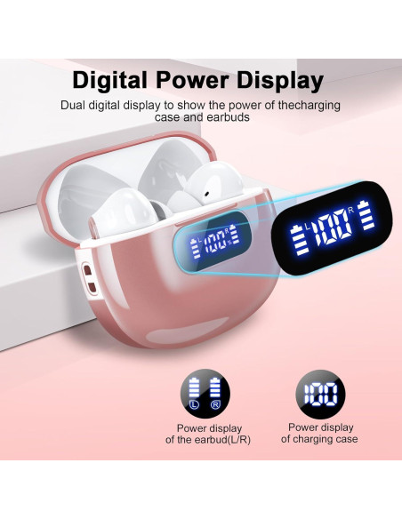 Auriculares Inalámbricos Wekily S50 Bluetooth 5.3 Estéreo HiFi Auriculares Inalámbricos Wekily S50 Bluetooth 5.3 Estéreo HiFi