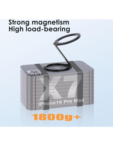 Soporte Magnético Ajustable 360 Mechrig para iPhone 16/15/14 Soporte Magnético Ajustable 360 Mechrig para iPhone 16/15/14