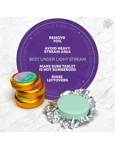 Bolsitas de Vapor de Ducha Aromaterapia Envy Prime 15-Pack