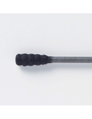 Bastones de Algodón Negros MUJI 200 Piezas Espiral