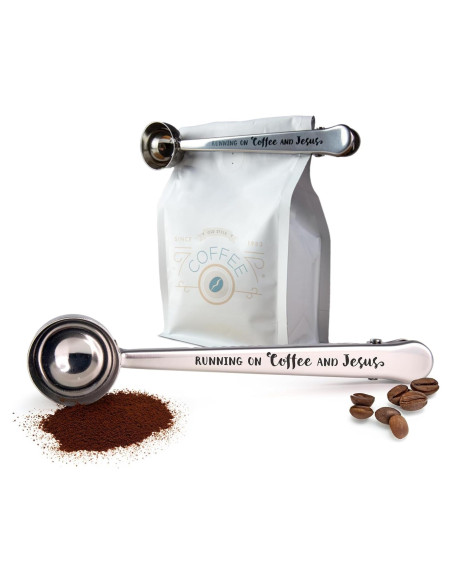 Cucharón de Café Inoxidable con Clip Logos Trading Post Cucharón de Café Inoxidable con Clip Logos Trading Post