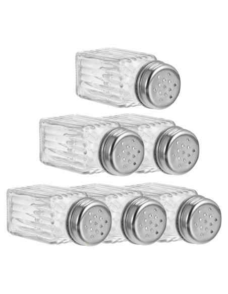 Tarros de Especias de Vidrio PRETYZOOM 6 Piezas 9x3.5cm Tarros de Especias de Vidrio PRETYZOOM 6 Piezas 9x3.5cm