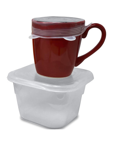 Juego de 6 Tapas Reutilizables de Silicona Norpro 6-28cm